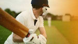 Cricket match player